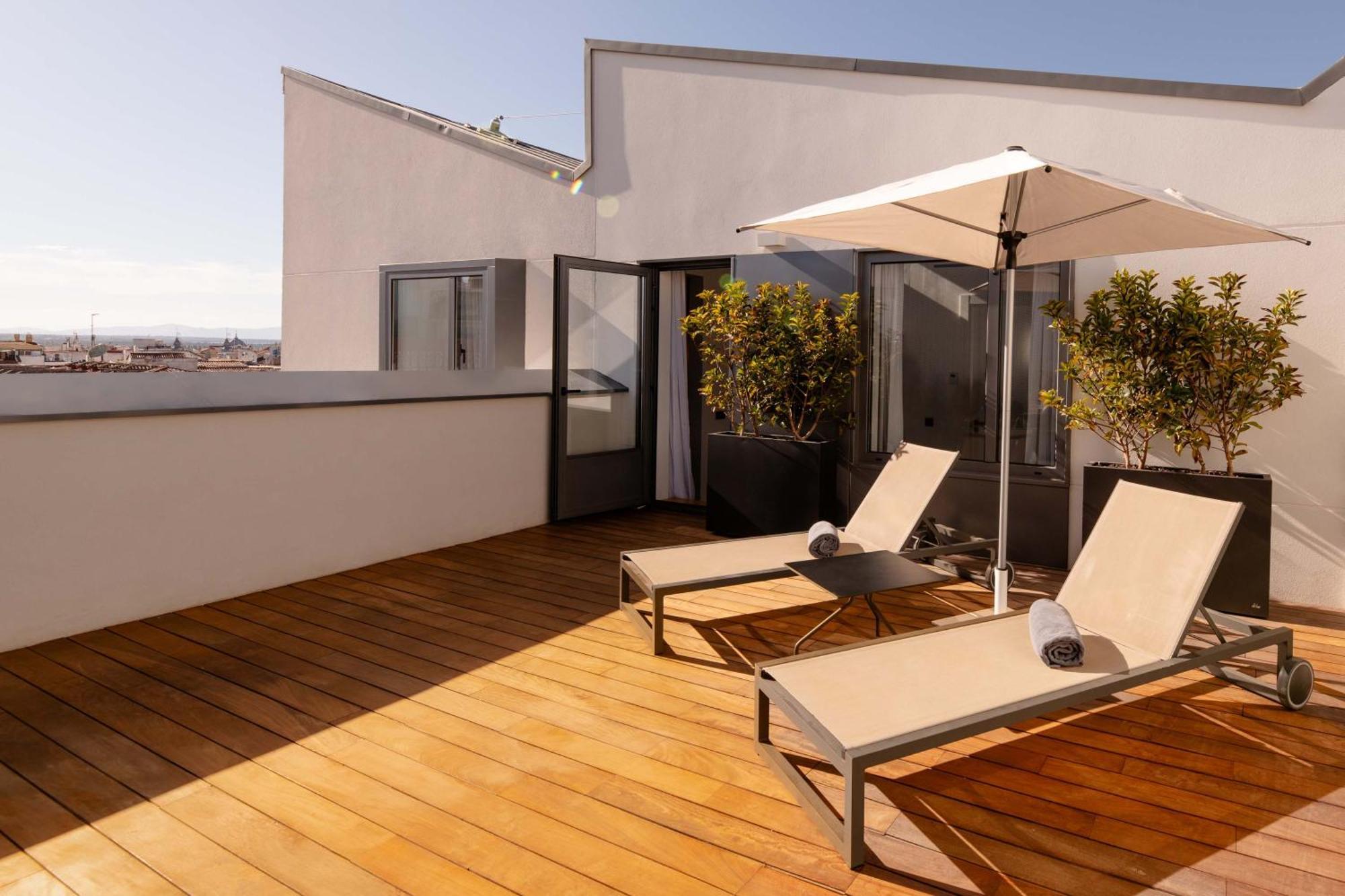 UMusic Hotel Madrid Exterior foto Rooftop terrace